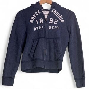 Abercrombie & Fitch Blue Zip-Up Hoodie